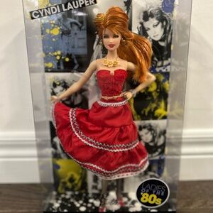 Barbie Collector Ladies of the
'80s Cyndi Lauper Barbie pink label